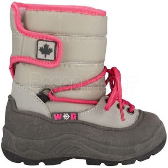 WinterGrip Velcro gyerek hótaposó, szürke