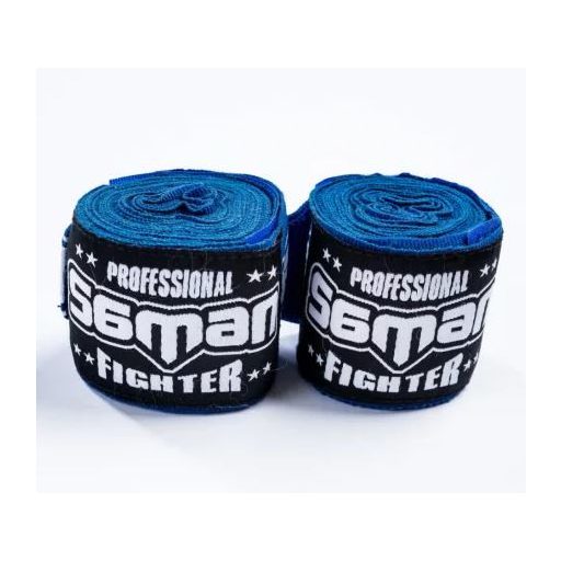 Saman bandázs, rugalmas , kék-fehér,  350 cm