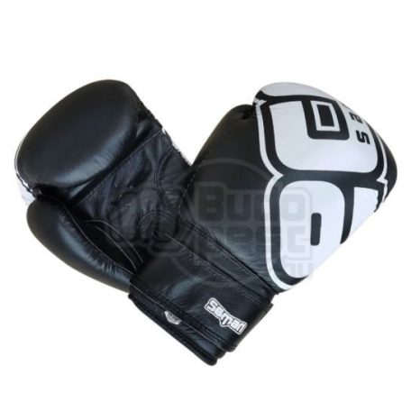 Boxkesztyű Saman, Mex glove, bőr fekete, 12 oz méret
