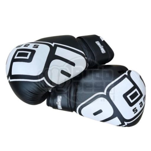 Boxkesztyű Saman, Mex glove, bőr fekete, 12 oz méret