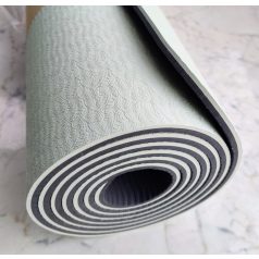 Yoga Mat , jóga matrac, TPE, 6mm, 2 színű, C16