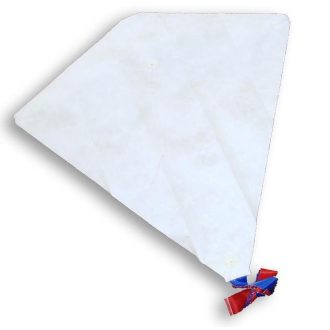 White Diamond egyzsinóros sárkány, 58x58 cm