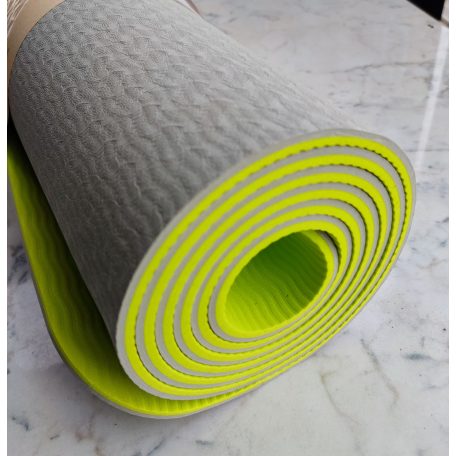 Yoga Mat , jóga matrac, TPE, 6mm, 2 színű, C14