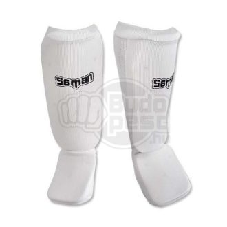   Lábfejes lábszárvédő, elasztikus, szivacs betéttel, fehér