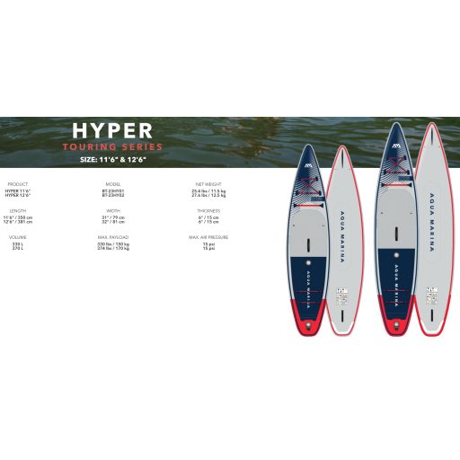 Aqua Marina Hyper túra SUP, Stand up paddleboard