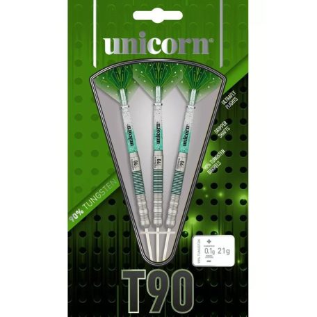 Unicorn T90 CORE XL GREEN steel darts készlet - 23 g