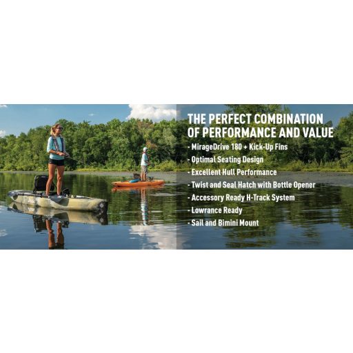 Hobie Mirage Compass Camo horgászkajak pedál hajtással