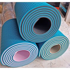 Yoga Mat , jóga matrac, TPE, 6mm, 2 színű, C29