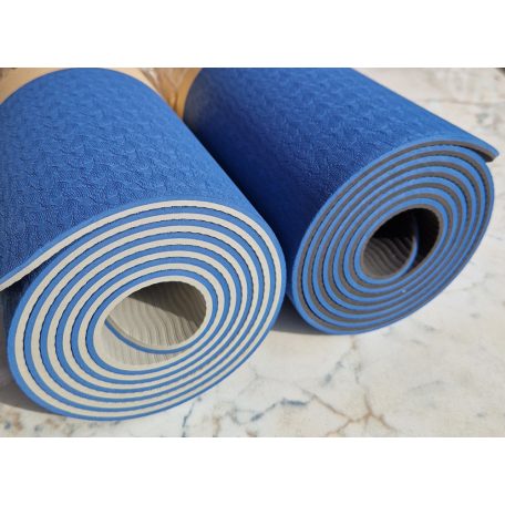 Yoga Mat , jóga matrac, TPE, 6mm, 2 színű, C32