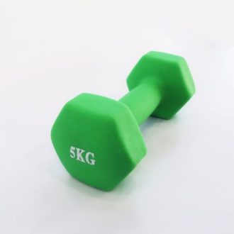 Neoprén kézisúlyzó 1x5 kg