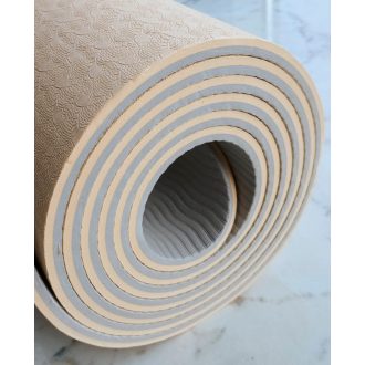 Yoga Mat , jóga matrac, TPE, 6mm, 2 színű, C15