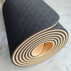 Yoga Mat , jóga matrac, TPE, 6mm, 2 színű, C11