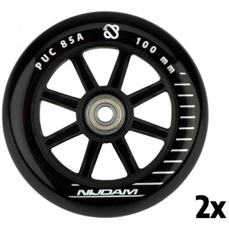 Nijdam Full Black stunt roller kerék, 100 mm