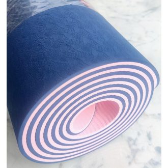 Yoga Mat , jóga matrac, TPE, 6mm, 2 színű, C7