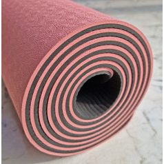 Yoga Mat , jóga matrac, TPE, 6mm, 2 színű, C21