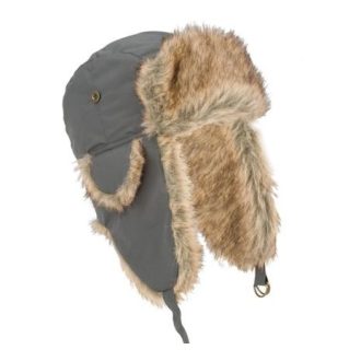 Starling téli bundás sapka, szürke
