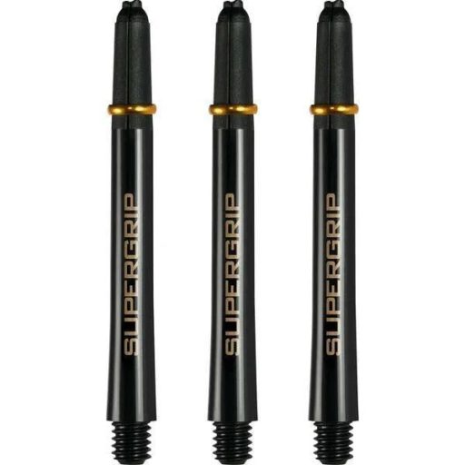 Darts szár hosszú Harrows Supergrip, fekete-arany 47mm
