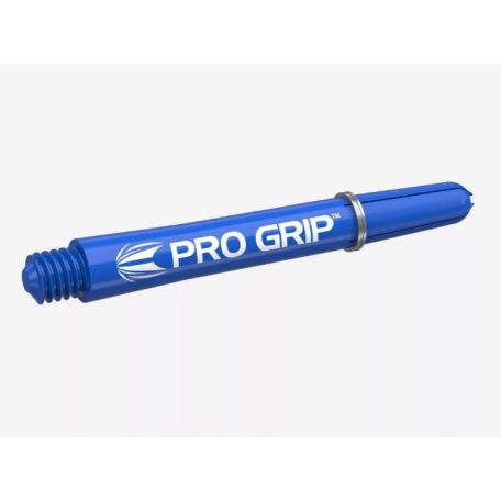 Dart szár rövid Target Pro Grip, kék 34mm - 9 darabos csomag