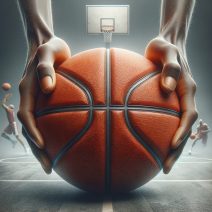 Műbőr, bőr kosárlabda