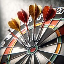 Steel darts nyilak