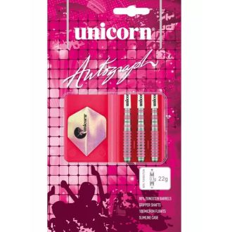 Unicorn autograph pink steel darts készlet - 22  g