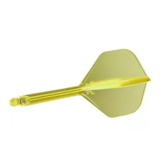   Target K-Flex sárga, no2 toll és hosszú szár - darts toll és szár egyben