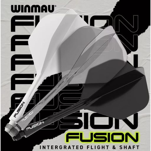Darts toll és szár egyben Winmau Fusion fehér, No2 toll és közepes szár