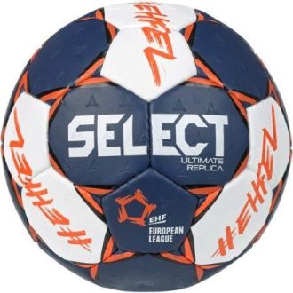   Select EHF Európa Liga Ultimate REPLICA V22 kézilabda kék/fehér/narancs 2-es méret