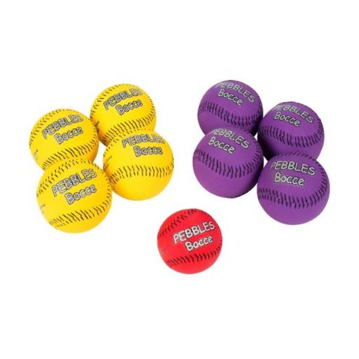 Boccia labdák, színes,varrot 