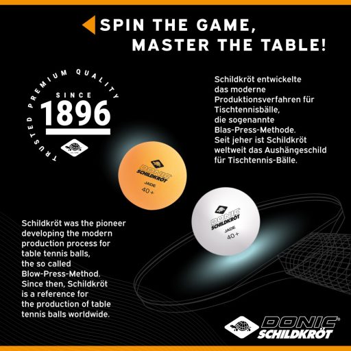Donic Jade Poly 40+ ping-pong labda, 12 db