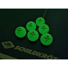 Donic GLOW IN THE DARK Poly 40+ ping-pong labda, 6 db