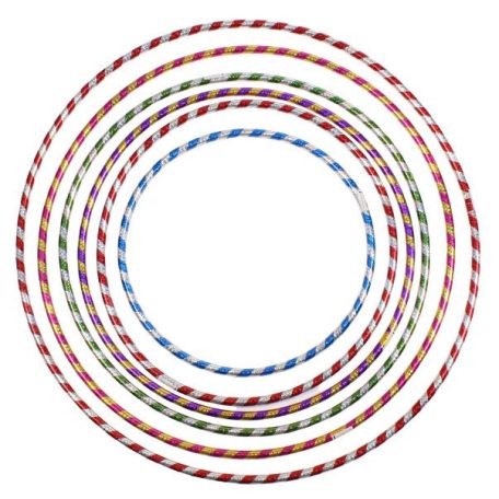 Hula Hoop csíkos karika, 65 cm