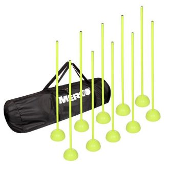   Merco Szlalom rúd szett táskában, 10 db  Neon Dribbling 80 set of 10x slalom poles