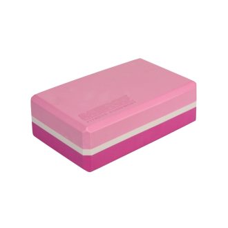 Merco jóga tégla, yoga block duo, pink, 7,5 cm