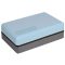 Merco jóga tégla, Yoga Block Duo, kék-szürke, 7,5 cm