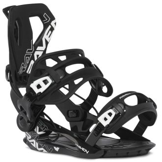    Raven FT360 black gyorsbelépős snowboard kötés, M (39-42)