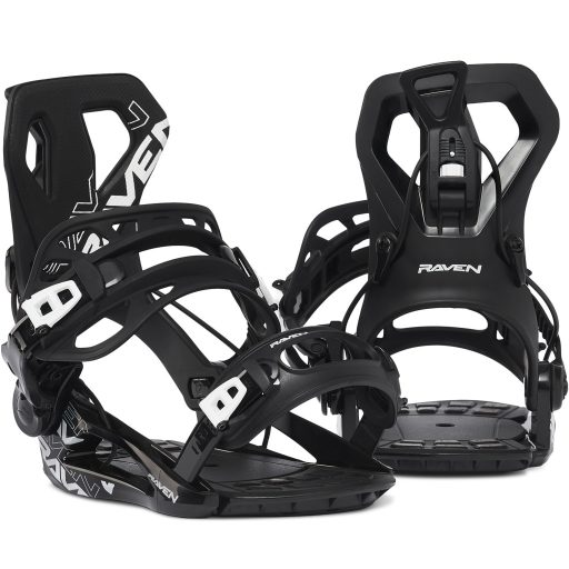  Raven FT360 black gyorsbelépős snowboard kötés, M (39-42)