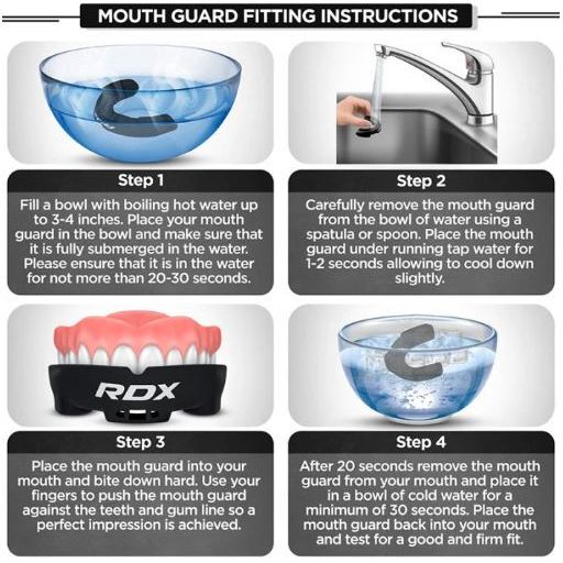 RDX 3w fogvédő, fekete-fehér