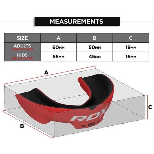 RDX 3w fogvédő, piros-fekete