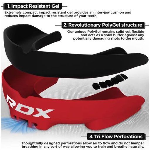 RDX 3w fogvédő, piros-fekete