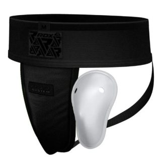 RDX H1 ágyékvédő gélkagylóval, fekete