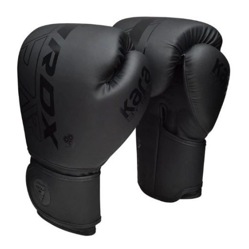 RDX F6 Kara edző boxkesztyű, matt fekete