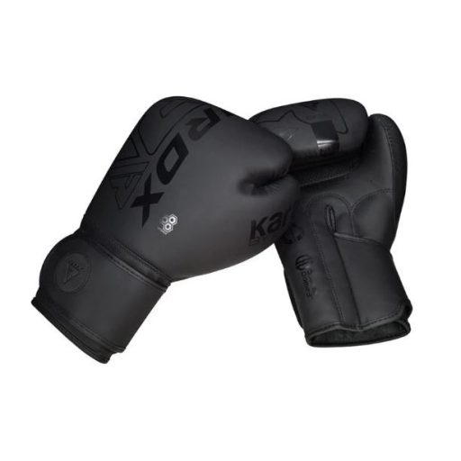 RDX F6 Kara edző boxkesztyű, matt fekete