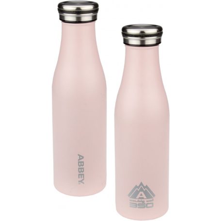 Abbey Victoria Light Pink termosz, 450 ml