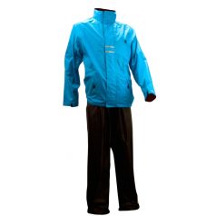 Rain Suit férfi esőruha, fekete-kék, S