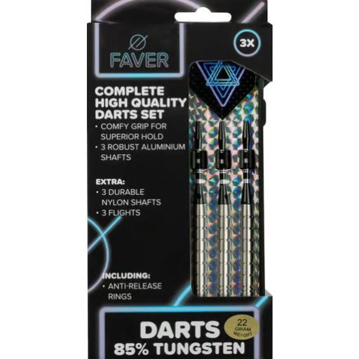 Faver steel darts szett 85% volfram - 22g