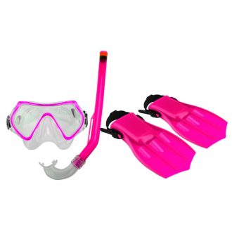 Waimea junior búvárszett, pink