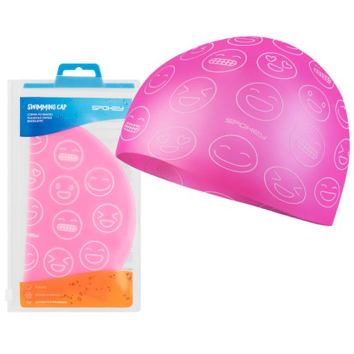Spokey EMOJI szilikom Úszósapka gyerekeknek