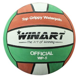Winart WP-5 Extra Grip vízilabda, piros-fehér-zöld